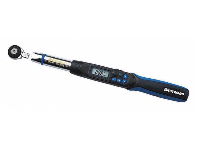 WESTWARD 6PAF7 ElectTorque Wrench,3/8In,Changeable