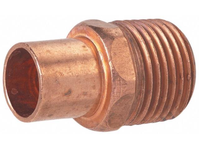 STREAMLINE W 01431 1/2' NOM FTG x 1/2' MNPT Copper Adapter