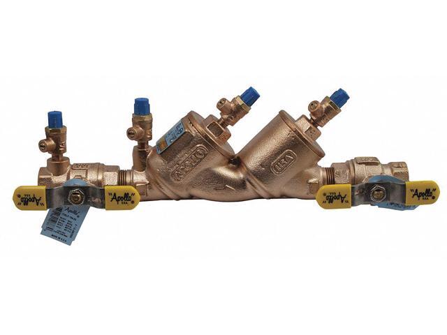APOLLO VALVES 4ALF105A2F Double Check Valve Assembly,Size 1 In.