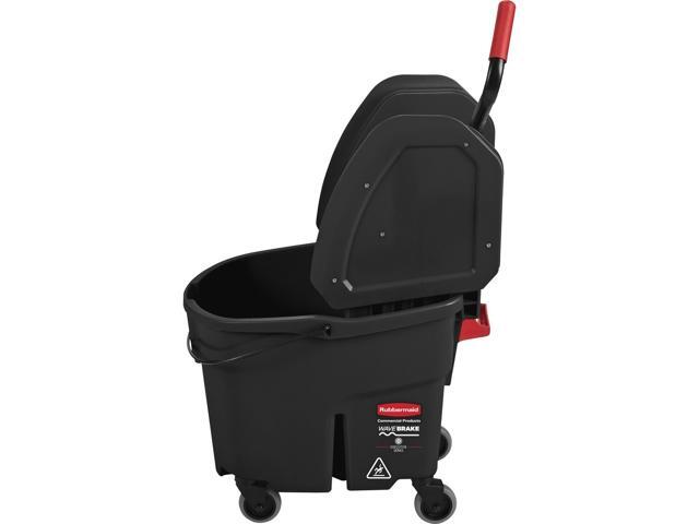 Executive WaveBrake Down-Press Mop Bucket Black 35 Quart