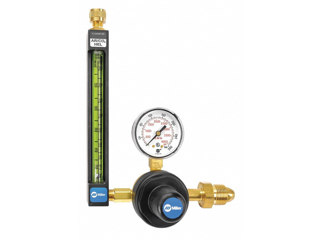 MILLER ELECTRIC 22-30-580 Flowmeter Regulator,Brass