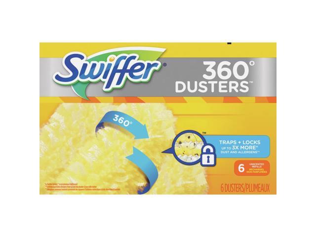 Swiffer 360 Dusters Refill Dust Lock Fiber Yellow 6/Box 21620BX