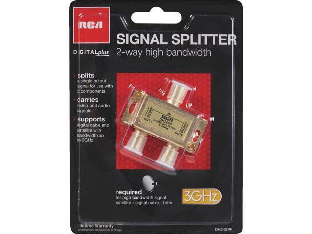 Audiovox 2-Way RCA Digital Plus Signal Splitter - 2-way - 2.4GHz - image 2