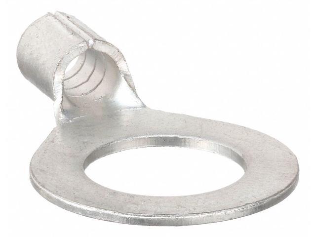 BURNDY YAD8CM12E12 One-Hole Compression Lug, 8 AWG Max, 1/2 in Stud, Long