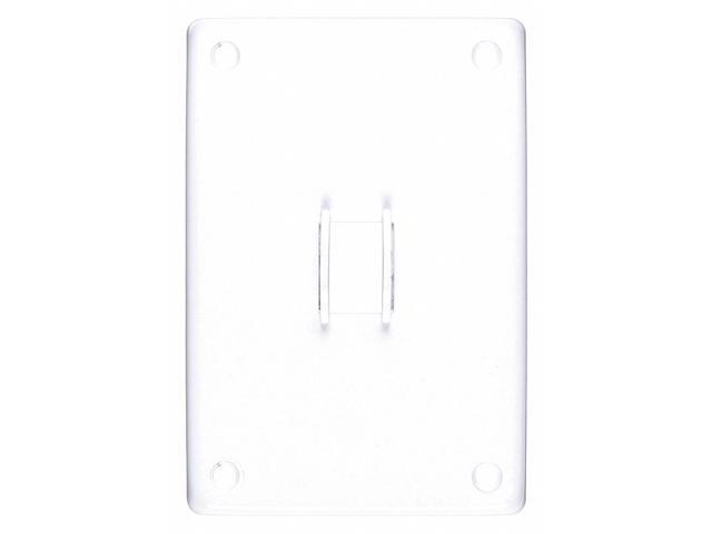 Photos - Chandelier / Lamp Hubbell Wiring Device-Kellems Toggle Switch Wall Plate, 1 Gang, White SWP1 
