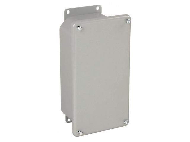 NVENT HOFFMAN A843DSC Captive Screws Electrical Enclosures, 8 in H, 2-3/4 in D,