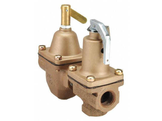 WATTS 1450F Fill and Relief Valve,1/2 In,15 psi,Iron