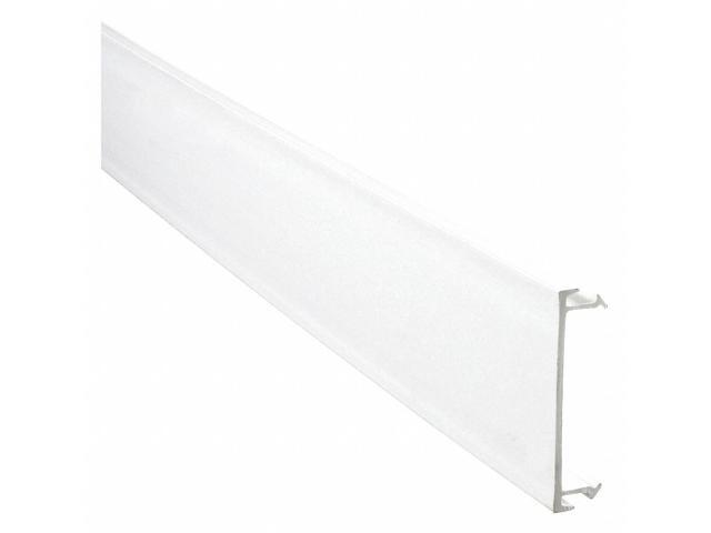 LEGRAND 40N2C08WH Cover, CableSmart 40N2 Series, 2 Channel, 2 3/16 in W, 1/2 in