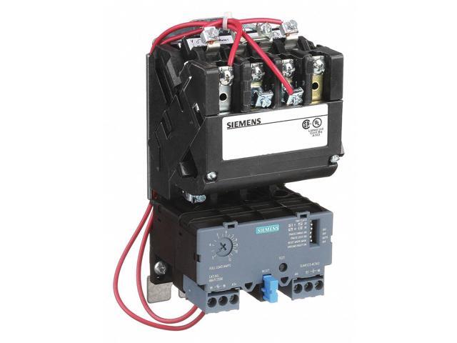 SIEMENS 14CUC32AF NEMA Magnetic Motor Starter, Non-Reversing, 1NO, 120V AC, 3