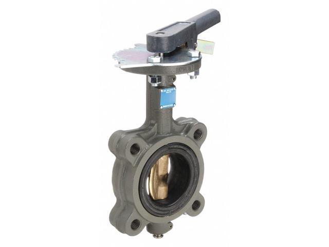 MILWAUKEE VALVE CL223E 2 Butterfly Valve,Lug,2 In,CI,EPDM Liner