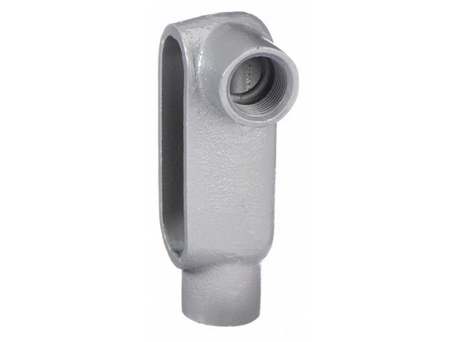 Photos - Air Conditioning Accessory HUBBELL KILLARK LL57 Conduit Outlet Body, Iron, LL, 1-1/2 In.