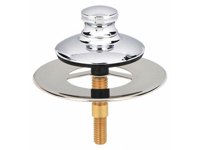 WATCO 48751-PP-CP Bathtub Stopper and Drain,Push Pull