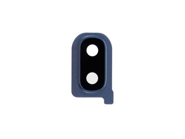 Back Camera Lens Ring Cover with Glass Lens for Samsung Galaxy A40 SM-A405 A405 (Blue)