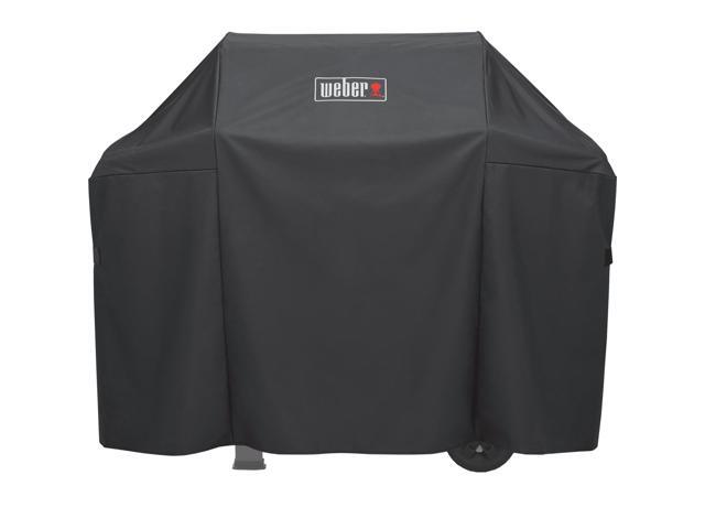 Weber Spirit II 51 In. 3-Burner Black Polyester Gas Grill Cover 7139