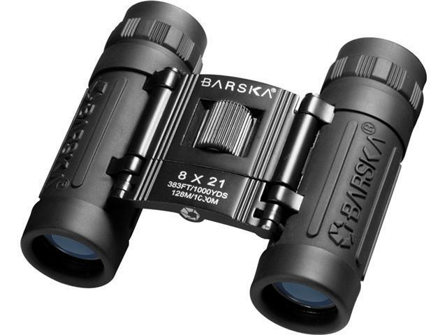 BARSKA LUCID VIEW 8x21 Clam Compact Binoculars