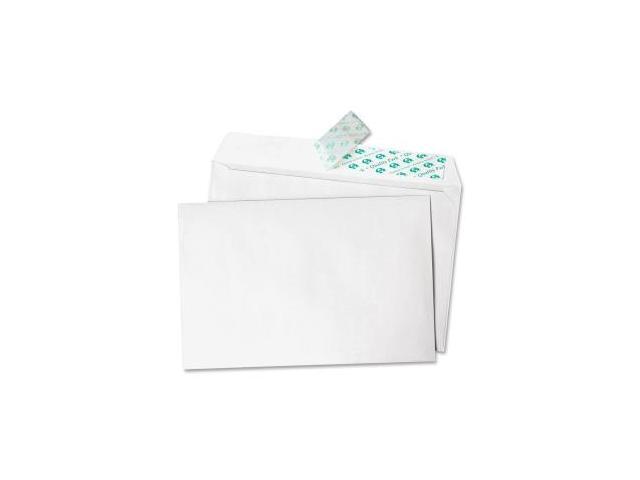 Quality Park 10750 Greeting Card/Invitation Envelope, Announcement - 5.75' x 8.75' - 24 lb - Peel & Seal - 100/Box - White