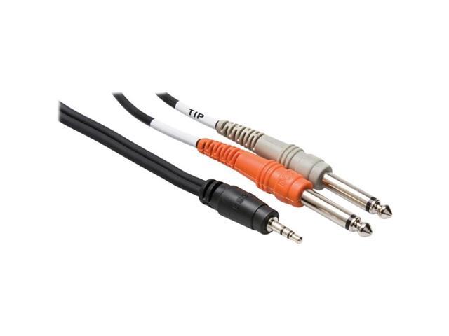 10 Ft 1/8 Stereo (M) to Left and Right 1/4 (M) 1/8 to 1/4 Balanced Cable