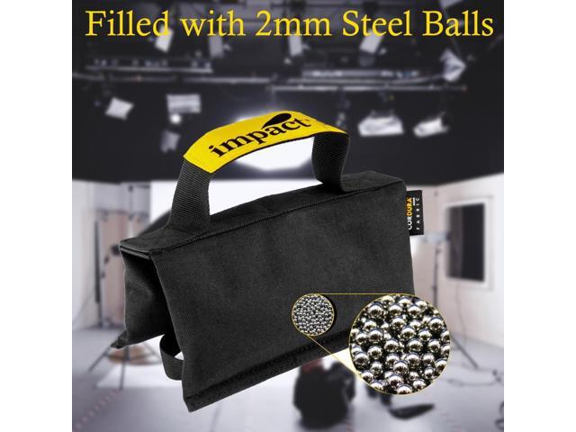 Impact Saddle Bag (5 lb) Weight Bags for Light Stand Photography Video Equipment, Heavy Duty Saddlebag for Backdrop Stand, Photo Tripod, Canopy,...