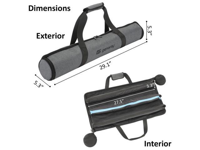 Genaray RGB Pixel LED Tube Carry Bag Stores 2 of 2' Lights, Water Resistant Cordura Fabric, Protective & Durable with Separate Padded Pocket for...