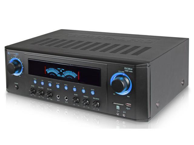 Technical Pro Receiver 1000W FM USB SD Card 2 Mic Inputs MP3 AUX Playback - image 2