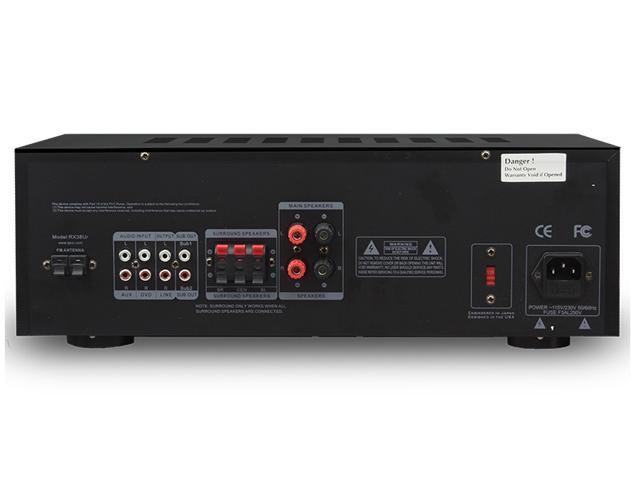 Technical Pro Receiver 1000W FM USB SD Card 2 Mic Inputs MP3 AUX Playback - image 3