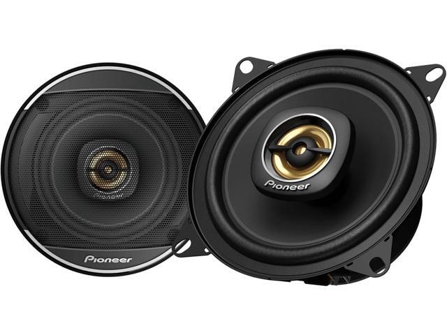 Pair of PIONEER TS-A1081F, 2-Way Coaxial Car Audio Speakers, Full Range, Clear Sound Quality, Easy Installation and Enhanced Bass Response, Black...