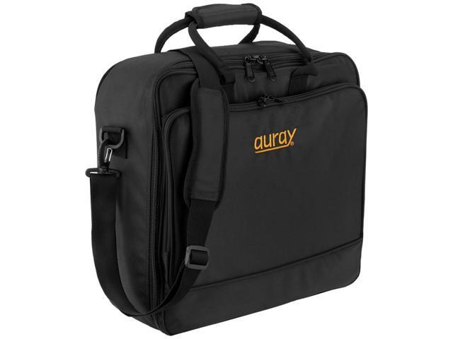 Auray Nylon Padded Mixer Bag with Gear Protector, Removable Strap & Carry Handles - Fits Up to 15x15 inch Mixers, Weather-Resistant, Zipped Pockets...