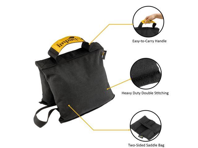 Saddle Bag (25 lb) Weight Bags for Light Stand Photography Video Equipment, Heavy Duty Saddlebag for Backdrop Stand, Photo Tripod, Canopy, Pop up...