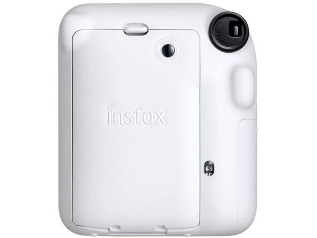 FUJIFILM instax Mini 12 Camera Clay White with Case and 20 Sheets Mini Instant Film