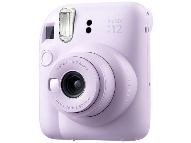 Fujifilm instax Mini 12 Camera Lilac Purple with Case and instax Mini Instant Film 20 Sheets