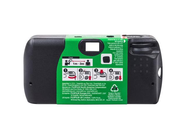 Fujifilm QuickSnap Flash 400 One-Time-Use Disposable Camera 5 Pack with Cleaning Kit