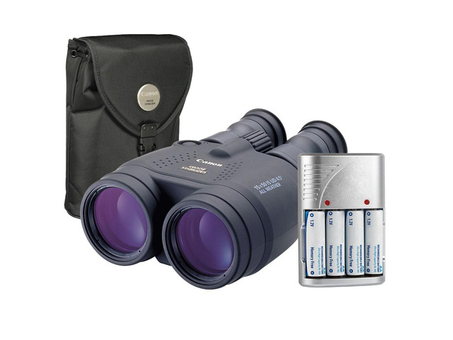 Canon 15x50 IS All Weather Image Stabilized Binocular + Batteries w/ Rapid Charger kit