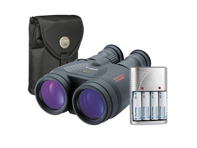 Canon 18x50 IS Image Stabilized Binocular + Batteries w/ Rapid Charger