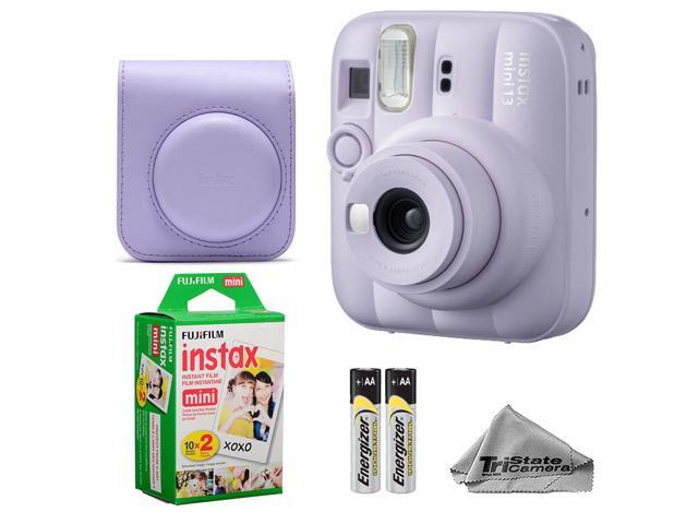 Fujifilm Instax Mini 13 Instant Film Camera Dreamy Purple + Case + instax Mini Instant Film (20 Sheets)