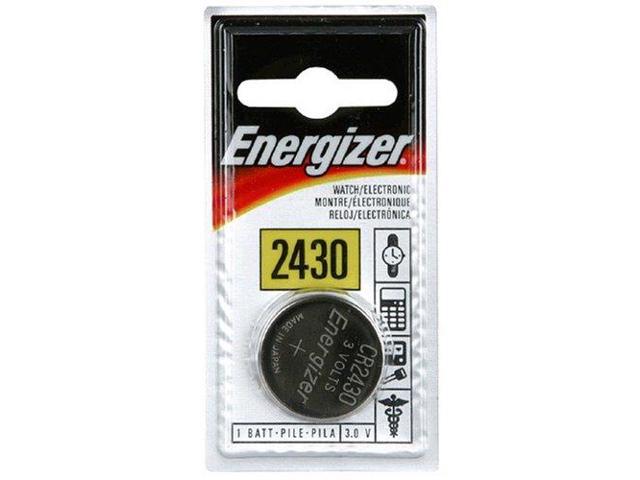 ENERGIZER Lithium 2430/CR2430 ECR2430BP 290mAh 3V Coin Cell Battery, 1-pack