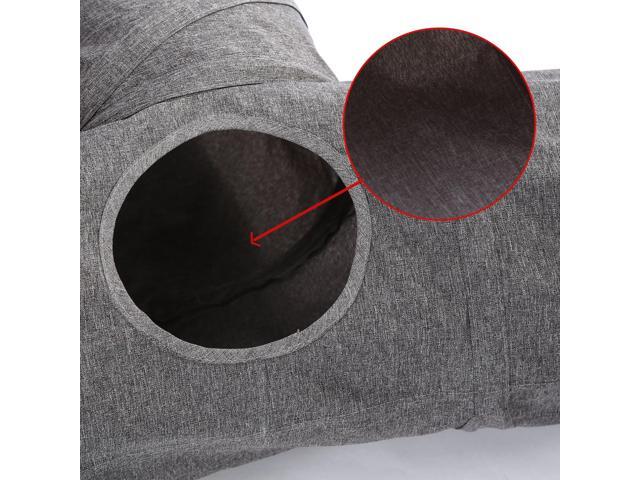 Ownpets Cat Cube 3-Way Tunnels Extensible & Collapsible Cat Tube Tunnel, Cat Tunnels and Tubes for Indoors Cat, Puppy, Rabbit, Kitten and Mongoose