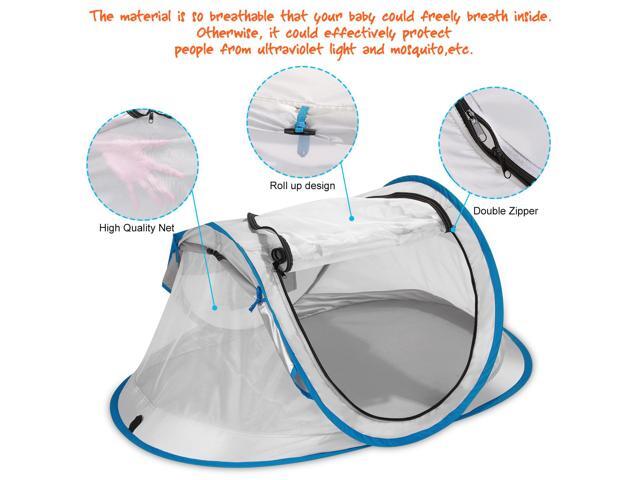 FITNATE Baby Tent Mosquito Net for Beach UPF 50+ & UV Protection
