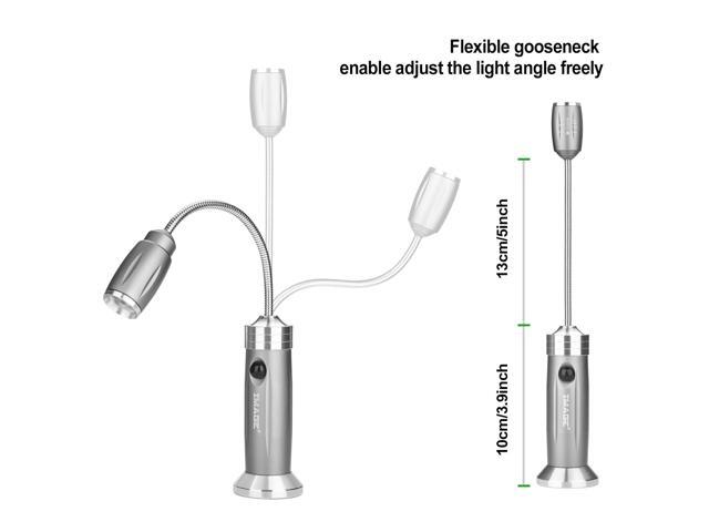IMAGE Magnetic Ultra-Bright Barbecue Grill Light with Super Bright LED Lights 2 pcs for Grilling