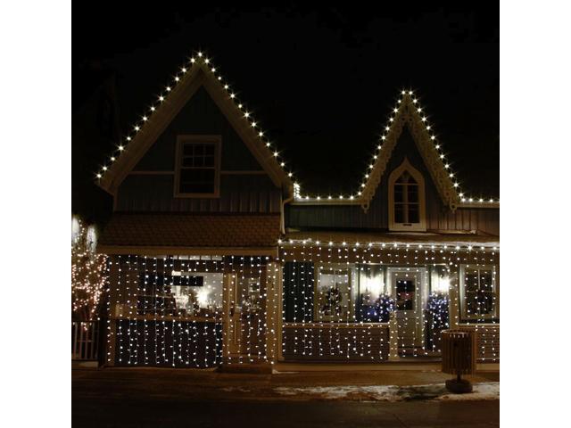 IMAGE 3Mx3M 300 LED Curtains Light 8 model with Memory Function Starry Fairy Lights for Outdoor Garden, Patio, Party Decorations