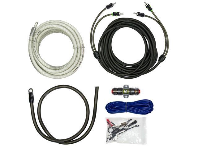 Raptor R5A4 PRO Series 1500W 4 AWG Car Audio Amplifier Kit w/ RCA Cable