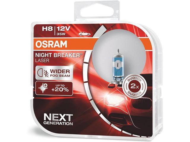 Photos - Light Bulb Osram 2-PK  H8 64212NL Night Breaker Laser 35w Automotive Bulb 
