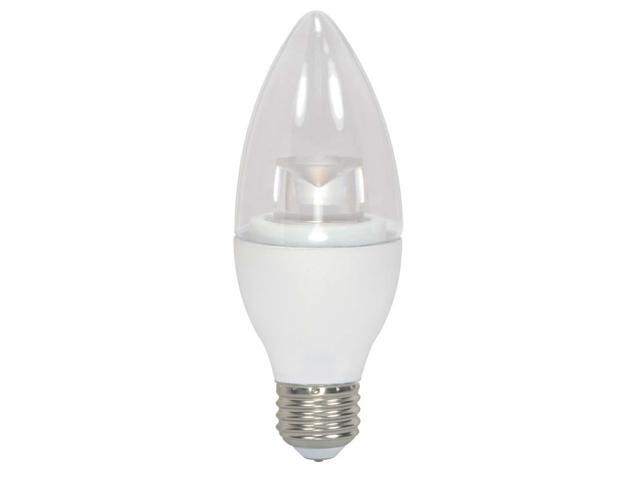 Satco 08953 - 4.5ETC/LED/3000K/E26/120V (S8953) Candle LED Light Bulb