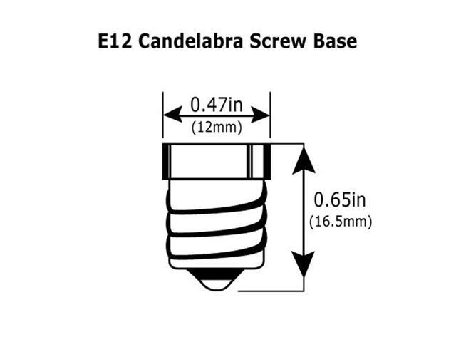 Satco 08951 - 4.5CTC/LED/2700K/E12/120V (S8951) Candle LED Light Bulb