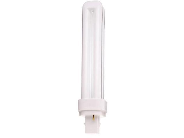 Satco S8328 26W Double Tube 2-Pin G24D-3 Plug-In base 4100K fluorescent bulb