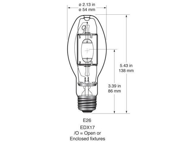 USHIO 70w MP70/U/MED/40/PS, EDX17 metal halide bulb