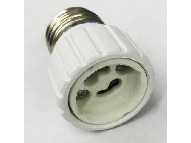 Satco 90-2433 E26 Medium Base to GU10 Socket Adapter / Reducer