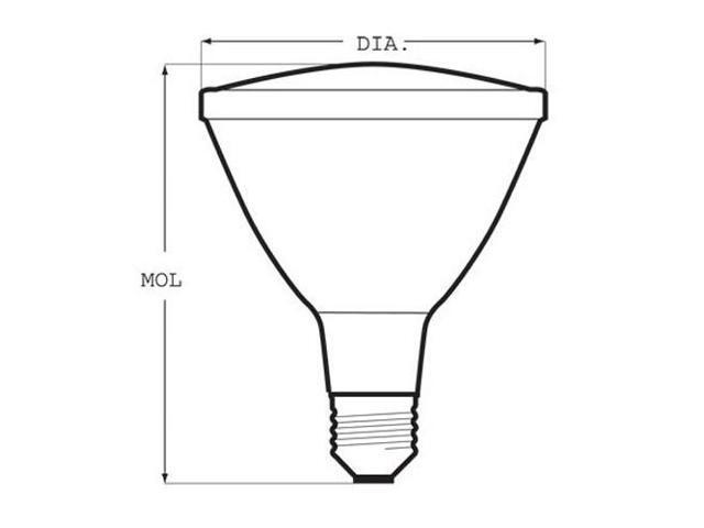 GE 45066 - CMH39/PAR30L/SP10 39 watt Metal Halide Light Bulb