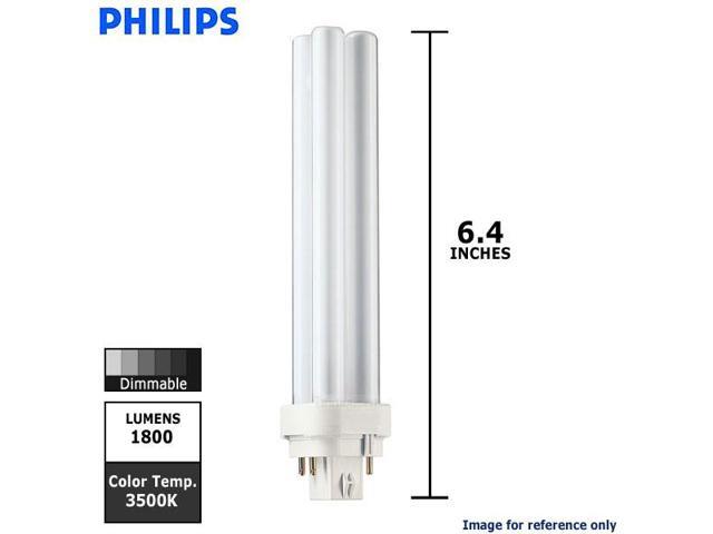 Philips 383364 - PL-C26W/35/4P ALTO Double Tube 4 Pin Base Compact Fluorescent Light Bulb