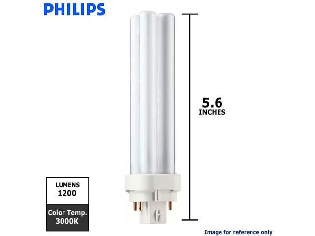 Philips 18w Double-Tube 4-Pin PL-C ALTO 18W/830/4P Fluorescent Light Bulb