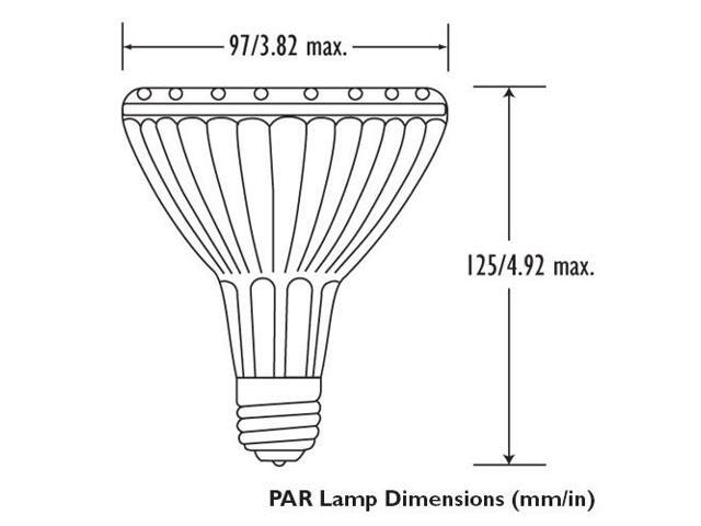 Philips 223297 - CDM35/PAR30L/M/SP 35 watt Metal Halide Light Bulb